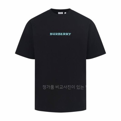 버*리 헤리티지 로고 반팔티셔츠