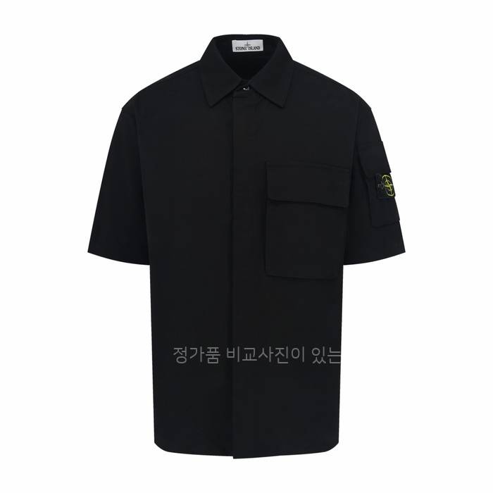 스*아일랜드 패치 포켓 반팔 셔츠