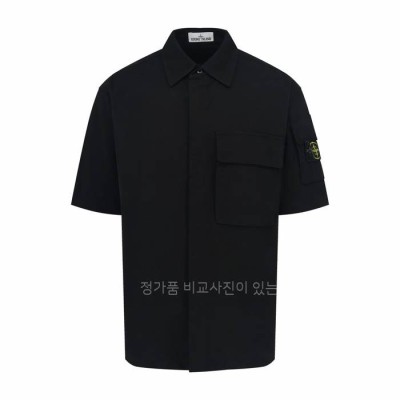 스*아일랜드 패치 포켓 반팔 셔츠