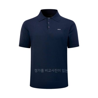 프*다 로고 니트 폴로 반팔