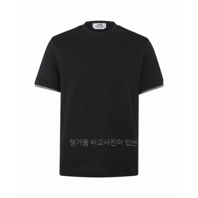 에*메스 커프스 반팔티셔츠