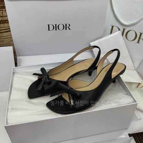 디* 보우 힐 슬링백 샌들 4cm