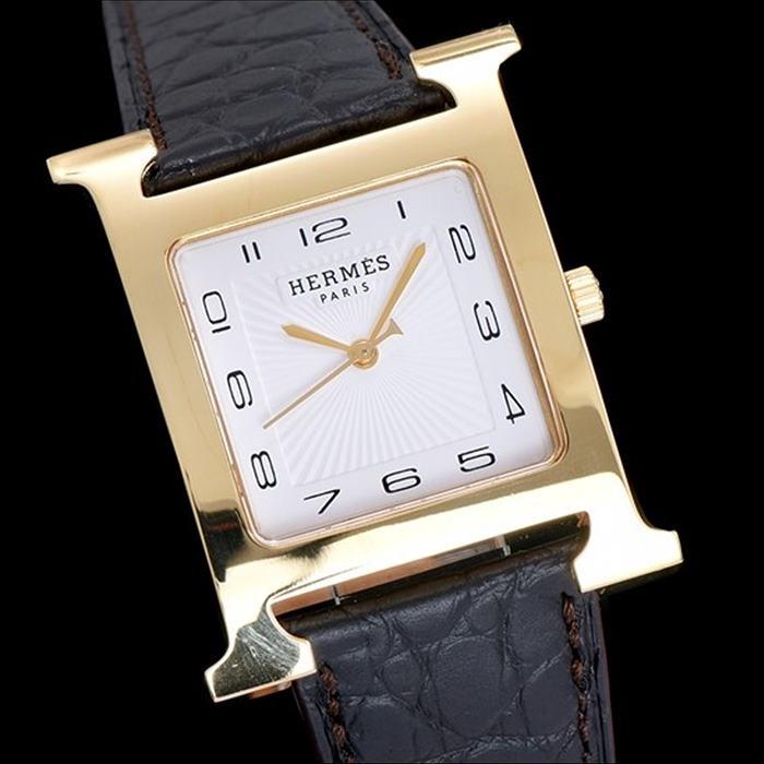 에*메스 Hermes H 아워 30MM 악어가죽스트랩