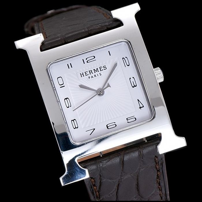 에*메스 Hermes H 아워 30MM 악어가죽스트랩