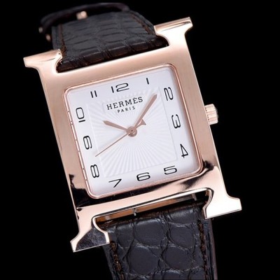 에*메스 Hermes H 아워 30MM 악어가죽스트랩