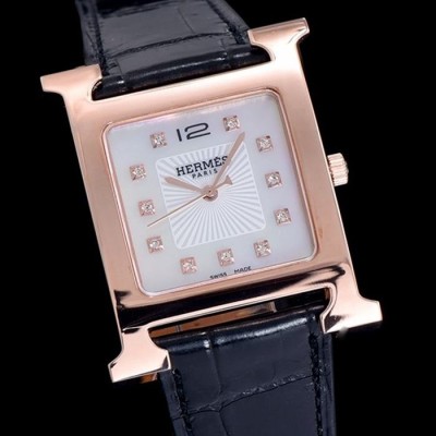 에*메스 Hermes H 아워 30MM 악어가죽스트랩