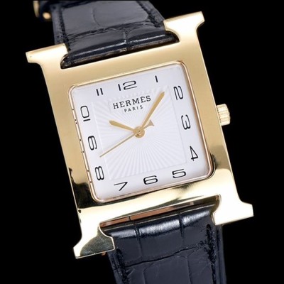 에*메스 Hermes H 아워 30MM 악어가죽스트랩