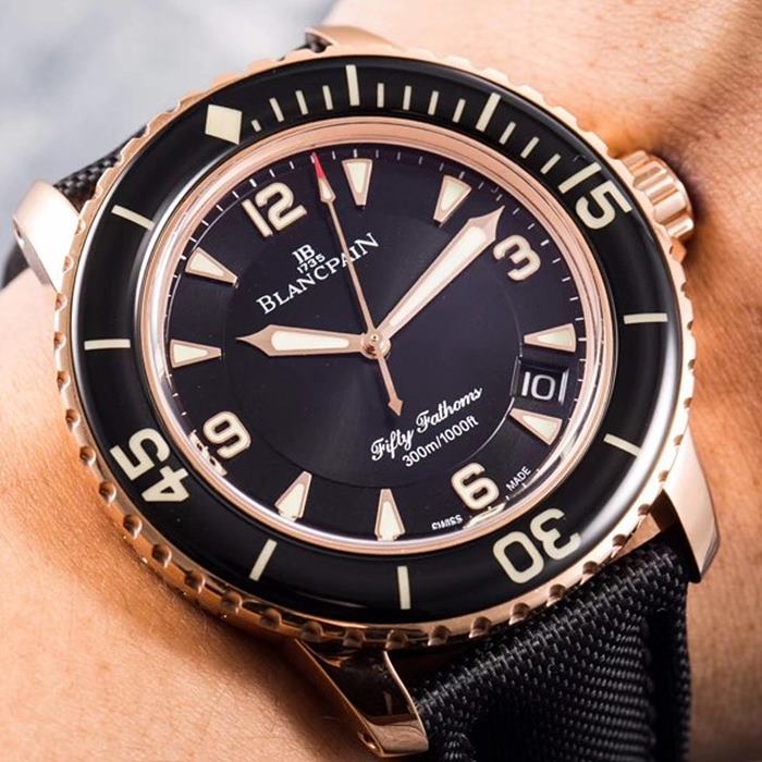 블랑팡(BLANCPAIN)피프티패덤즈 로즈골드