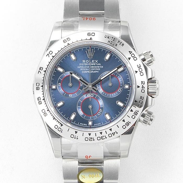 V3버전 로렉스(ROLEX)데이토나 스틸 블루 904L 풀카피 4130 무브먼트